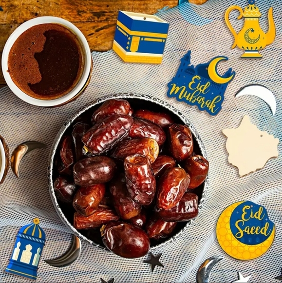 10 peice Eid Mubarak and Ramadan Kareem hanging ornaments/ Eid and Ramadan party - Picture 8 of 9